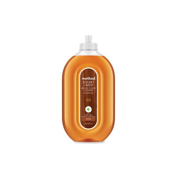 Method Method, Squirt + Mop Wood Floor Cleaner, Almond Scent, 25 Oz Squirt Bottle, 6PK 00562CT - main